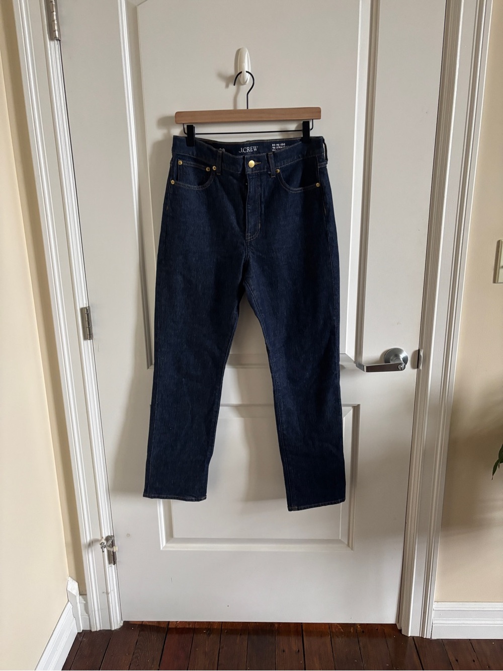 J. Crew High Rise Straight Leg Jeans